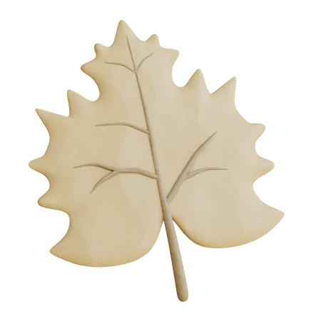 Maple Oak Leave  3D Icon