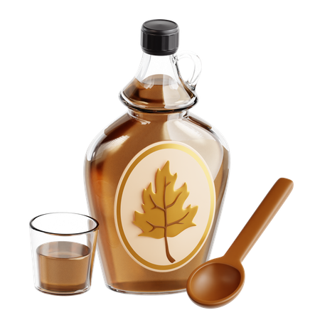 Maple Syrup  3D Icon