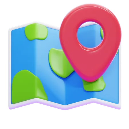 MAPS  3D Icon