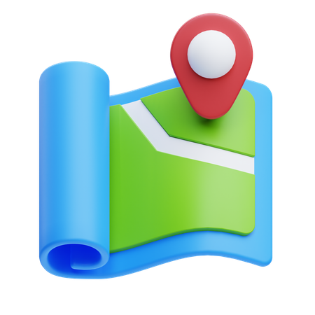 地図  3D Icon