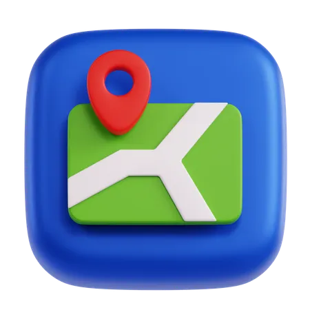 地図  3D Icon