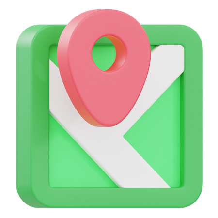 地図  3D Icon