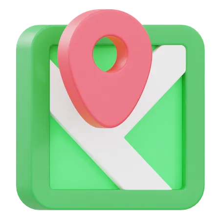 地図  3D Icon