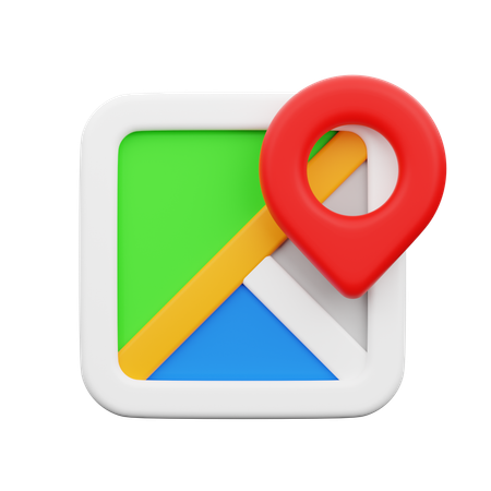 地図  3D Icon