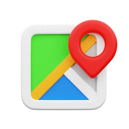 地図  3D Icon