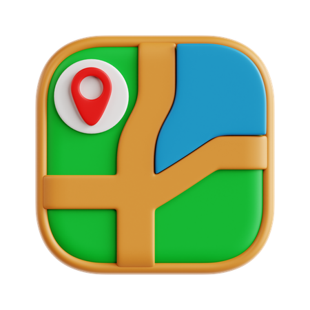 地図  3D Icon