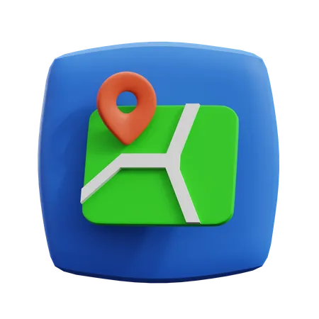 地図  3D Icon