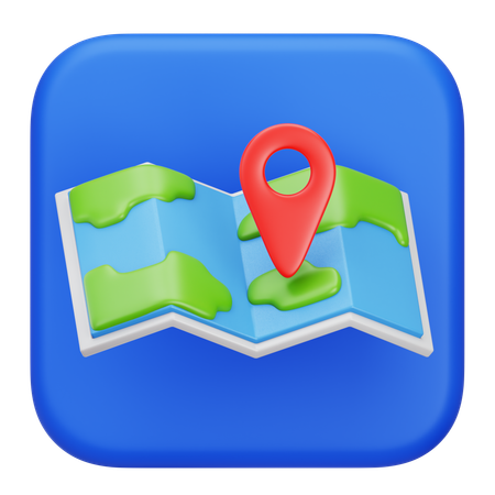 地図  3D Icon