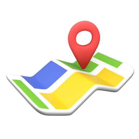 地図  3D Icon