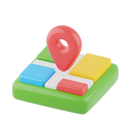 地図  3D Icon