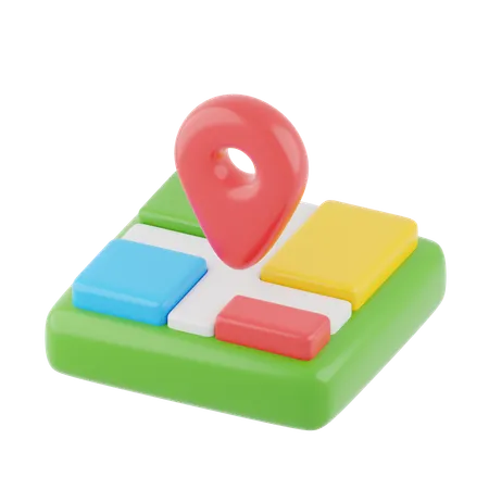 地図  3D Icon