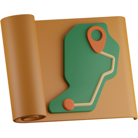 地図  3D Icon