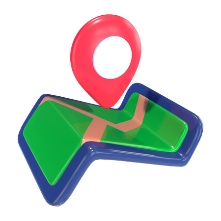Maps  3D Icon