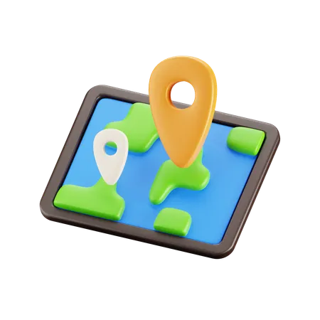 Maps  3D Icon