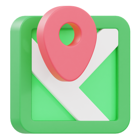 Maps  3D Icon