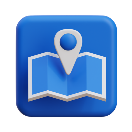 Maps  3D Icon