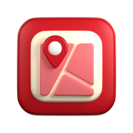 Maps  3D Icon