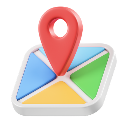 Maps  3D Icon