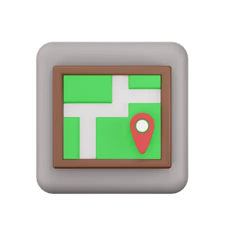 Maps  3D Icon