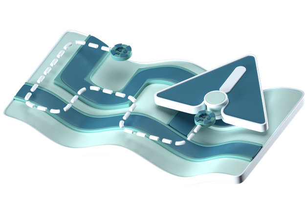 Maps  3D Icon