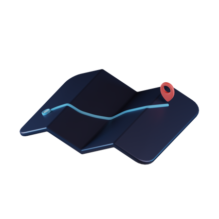 Maps  3D Icon