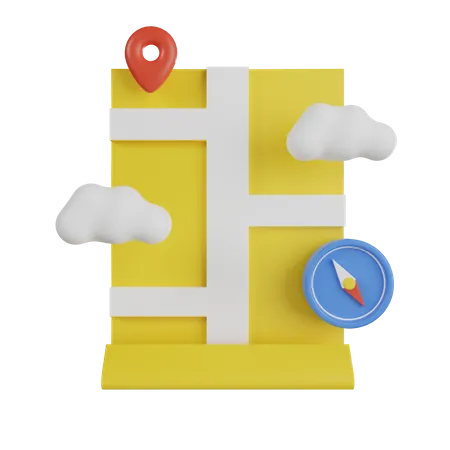 Maps  3D Icon