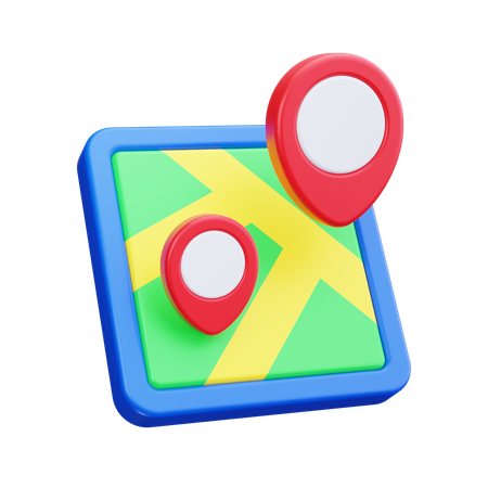 Maps  3D Icon