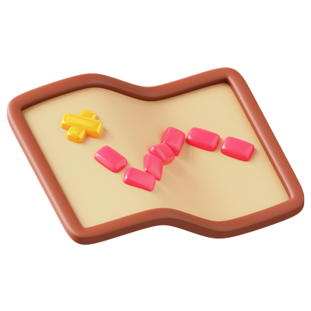 Maps  3D Icon