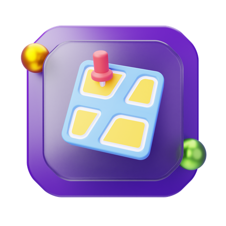 Maps  3D Icon