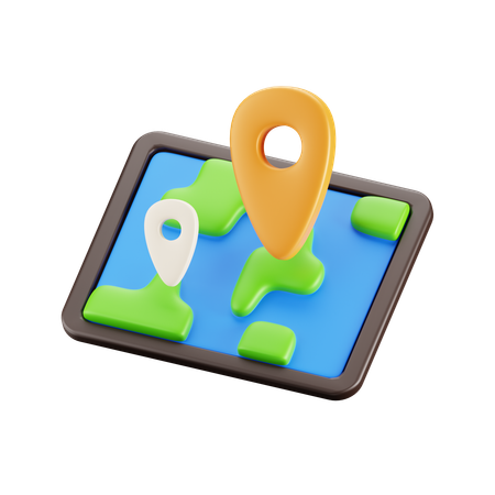 Maps  3D Icon