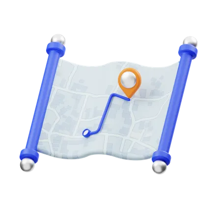Maps 3D Icon