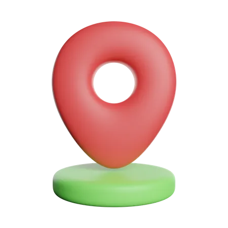 Pin Map Location 3D Icon