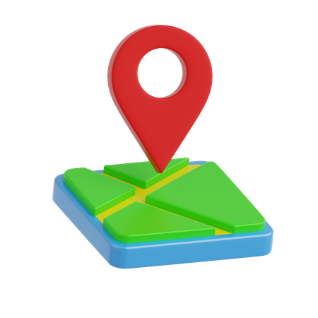 Maps And Location  3D Icon