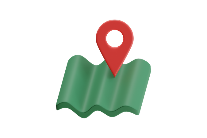 Maps Location  3D Icon