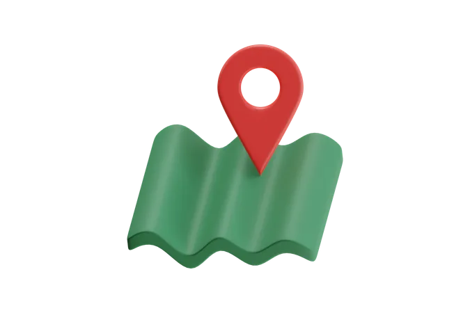 Maps Location  3D Icon