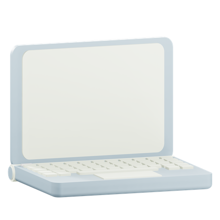 Maqueta de computadora portátil  3D Icon