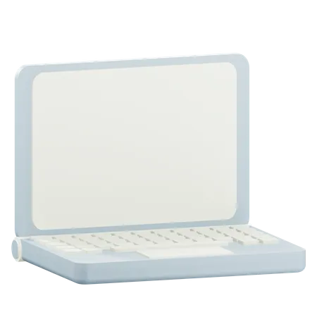 Maqueta de computadora portátil  3D Icon