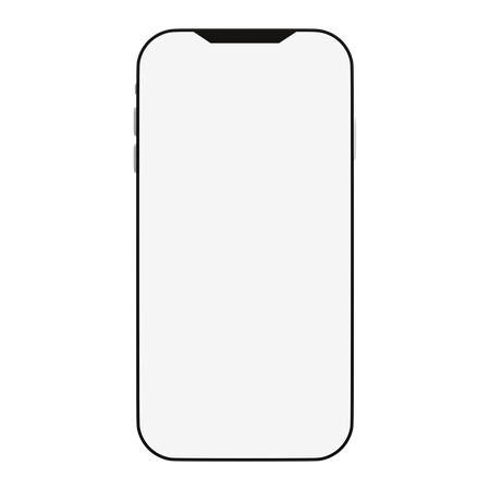 Maqueta de teléfono móvil  3D Icon