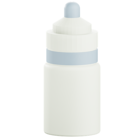 Maquete de garrafa de gotas de sabor  3D Icon