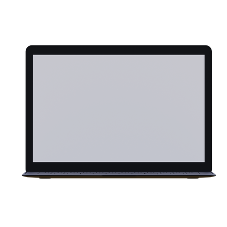 Maquete de laptop  3D Icon