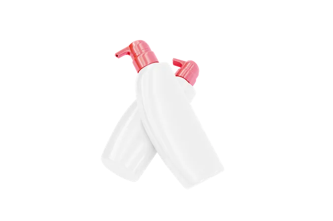Maquete de sabonete de garrafa  3D Icon