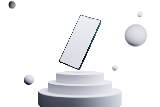 Maquete de telefone  3D Icon