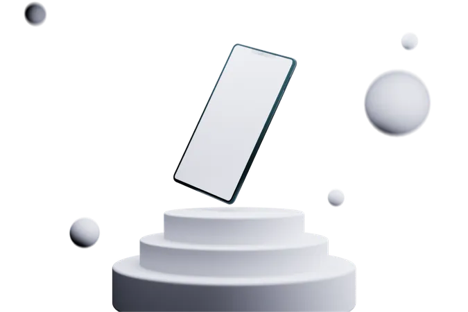 Maquete de telefone  3D Icon