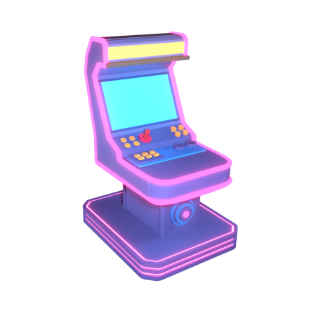 Máquina recreativa  3D Icon