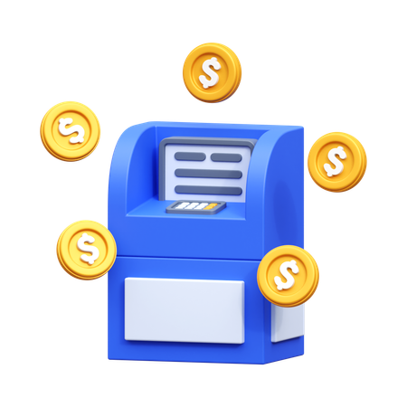 Máquina ATM  3D Icon