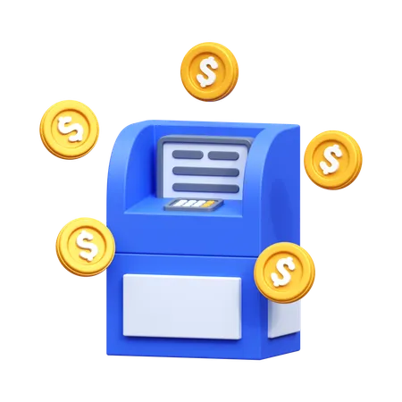 Máquina ATM  3D Icon