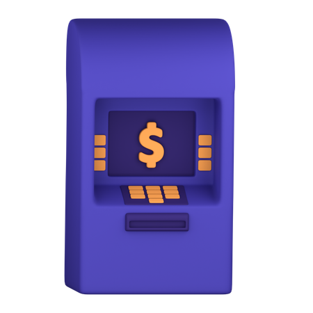 Máquina ATM  3D Icon