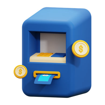 Máquina ATM  3D Icon