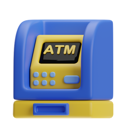 Máquina ATM  3D Icon