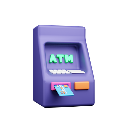 Máquina ATM  3D Icon